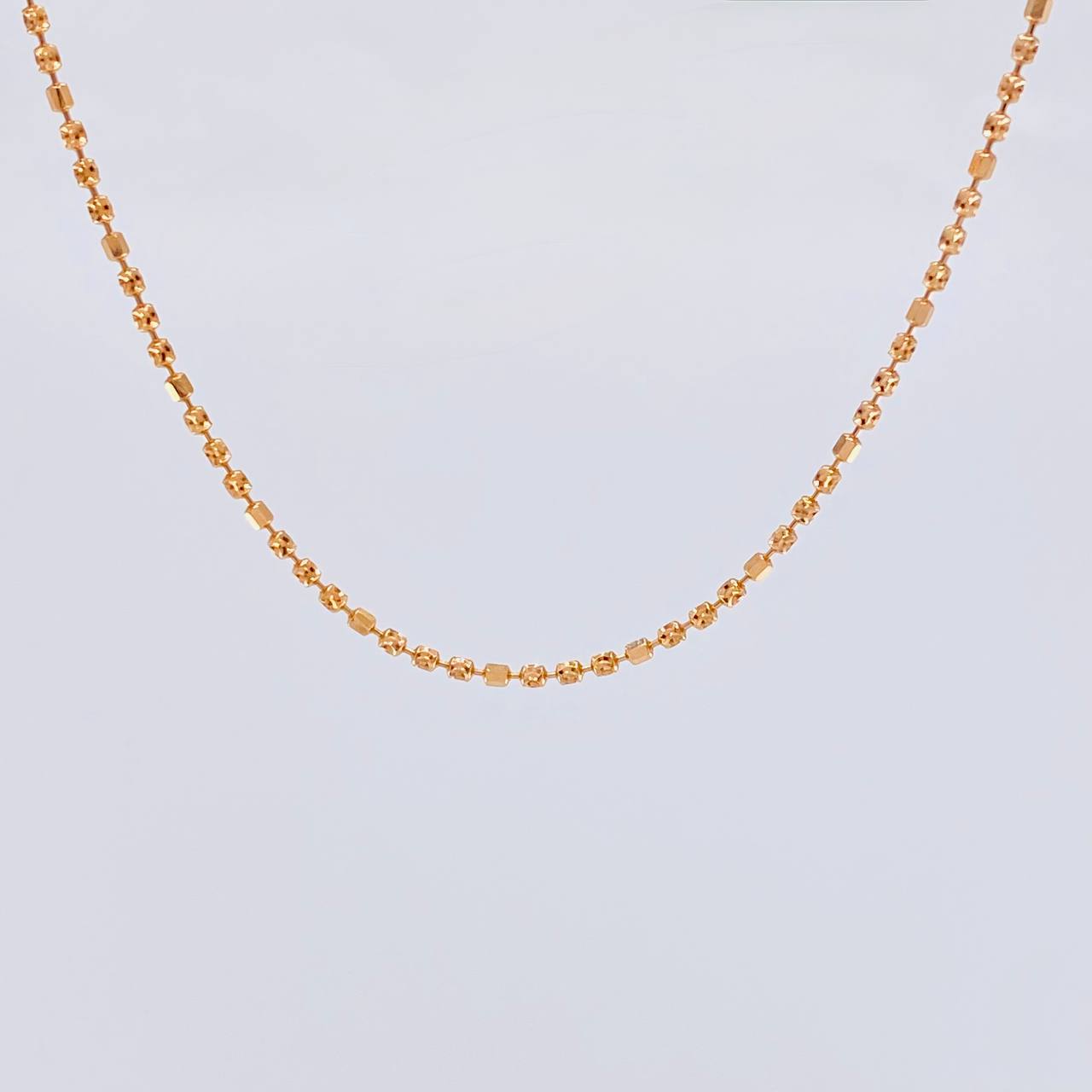 Morse Chain 4.6 g / 16 in / 1.4 mm 18K Rose Gold