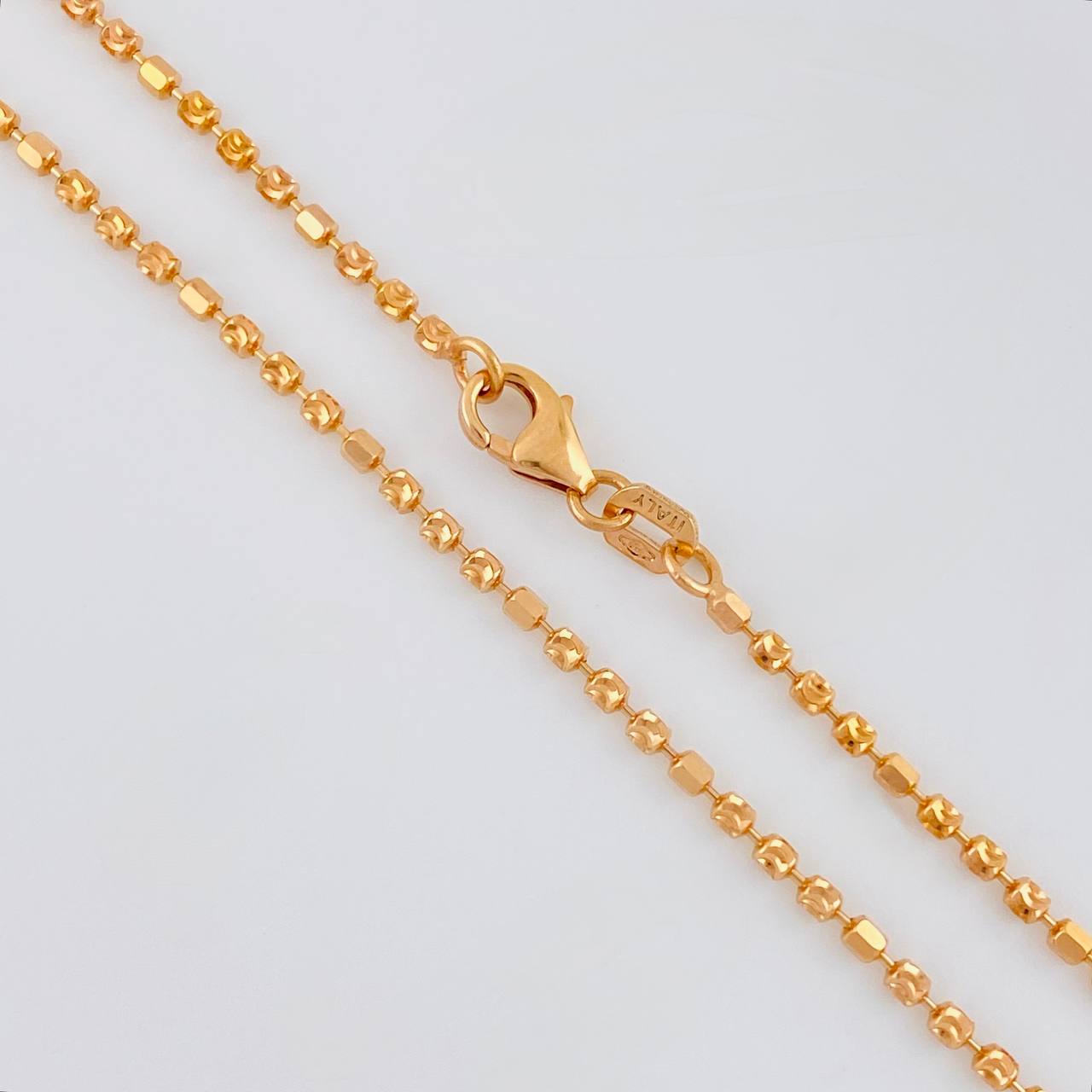 Morse Chain 4.6 g / 16 in / 1.4 mm 18K Rose Gold