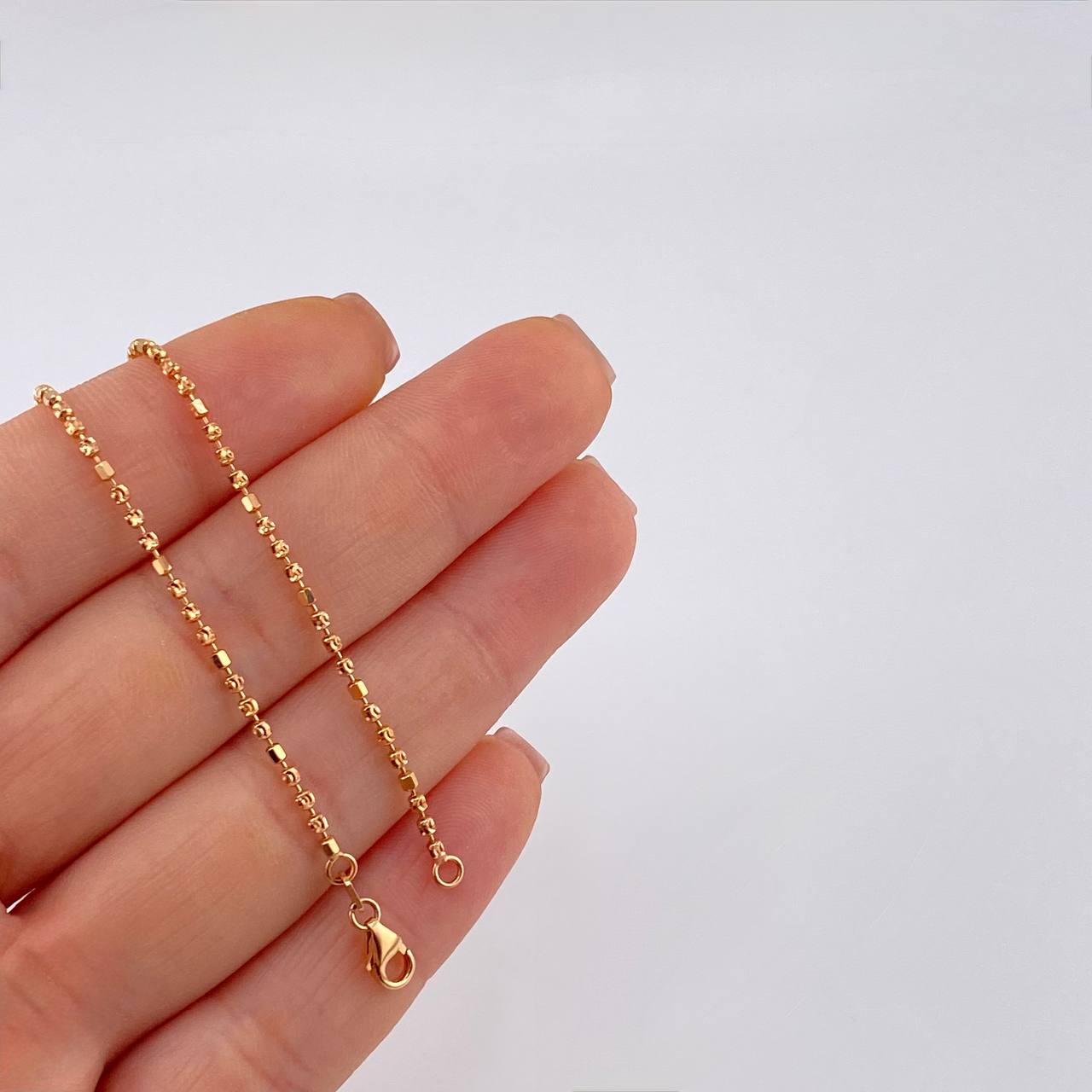 Morse Chain 4.6 g / 16 in / 1.4 mm 18K Rose Gold