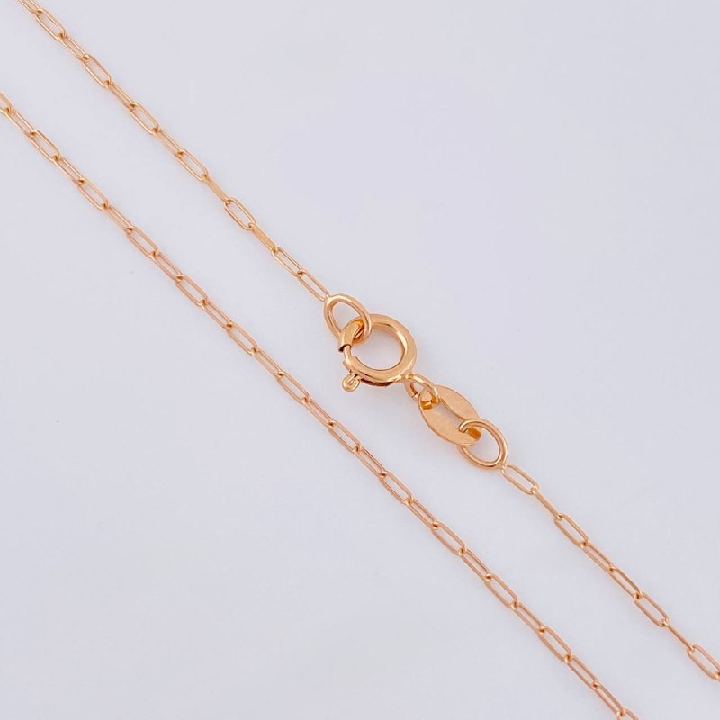 Box Chain 0.9 g / 18 in / 0.9 mm Rose Gold 18K