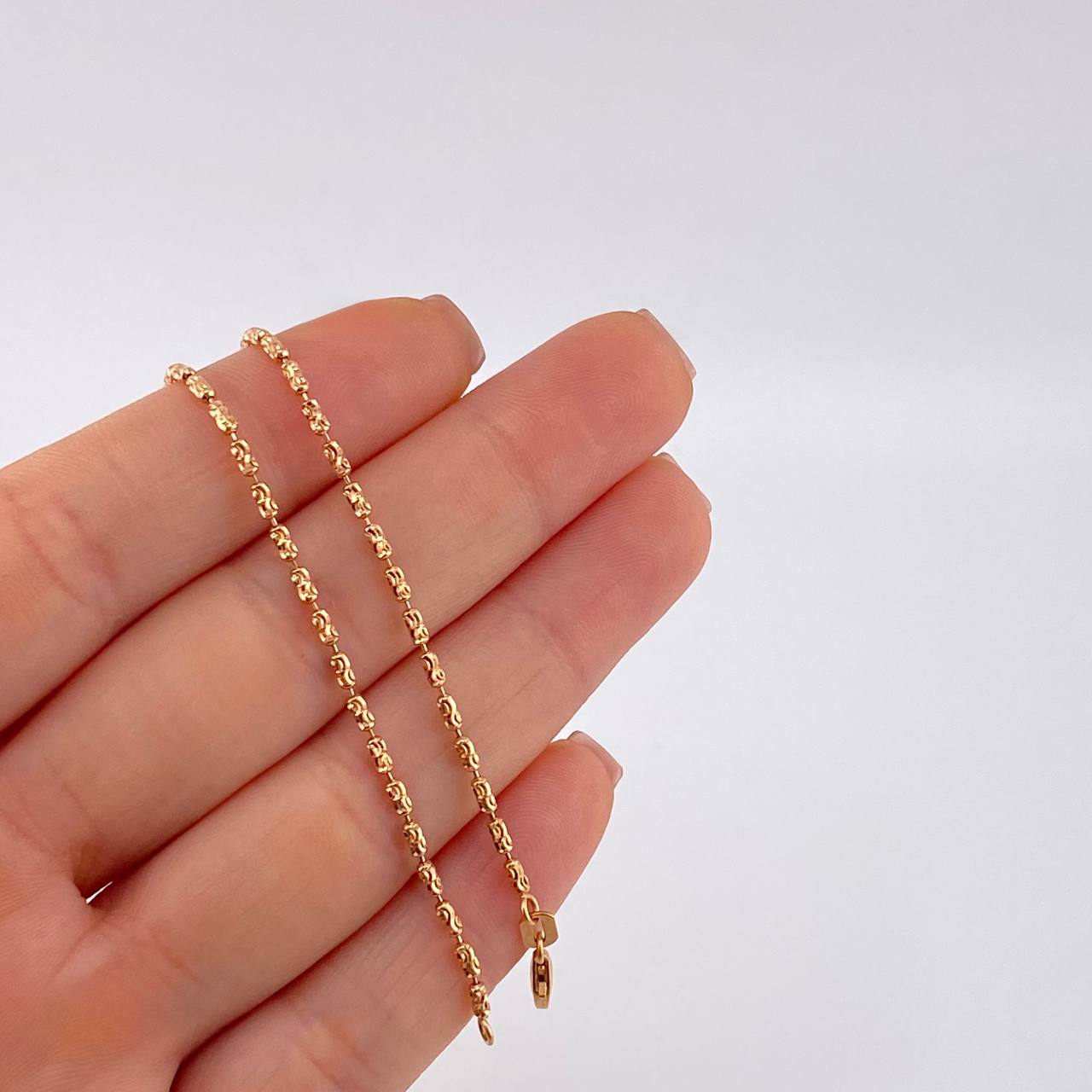Cadena Morse 8.2 g / 27 3/4 in / 1.6 mm Oro Rosa 18K
