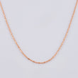 Cadena Morse 1.45 g / 17 3/4 in / 0.8 mm Oro Rosa 18K