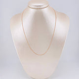 Cadena Morse 1.45 g / 17 3/4 in / 0.8 mm Oro Rosa 18K