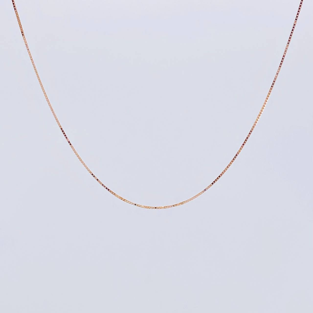 Venetian Chain 1.05 g / 19 3/4 in / 0.8 mm Rose Gold 18K