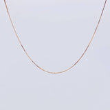 Cadena Veneciana 1 g / 19 3/4 in / 0.8 mm Oro Rosa 18K