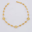 Tobillera Gc Trebol Diamantada 6 g / 8 3/4 in / 4.8 mm Oro Amarillo 18K