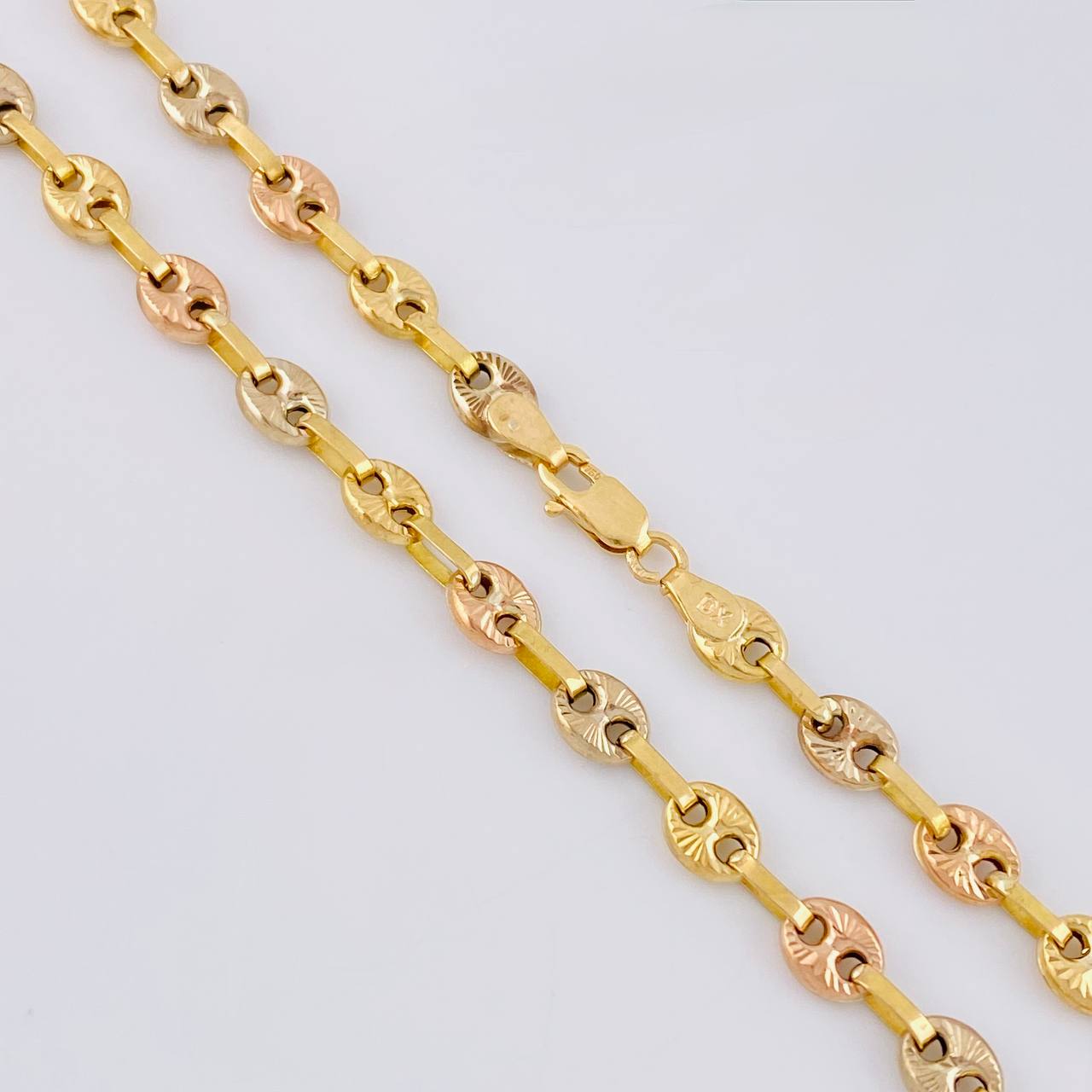 Cadena Gc Diamantada 13.4 g / 26 in / 4.85 mm Tres Oros 18K