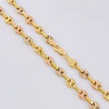 Cadena Gc Diamantada 13.4 g / 26 in / 4.85 mm Tres Oros 18K