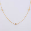 Cadena Aro Seguido Perlas 1.95 g / 17 3/4 in / 1.35 mm Oro Amarillo 18K