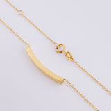 Cadena Aro Seguido Cilindro 1.7 g / 18 in / 1 mm Oro Amarillo 18K