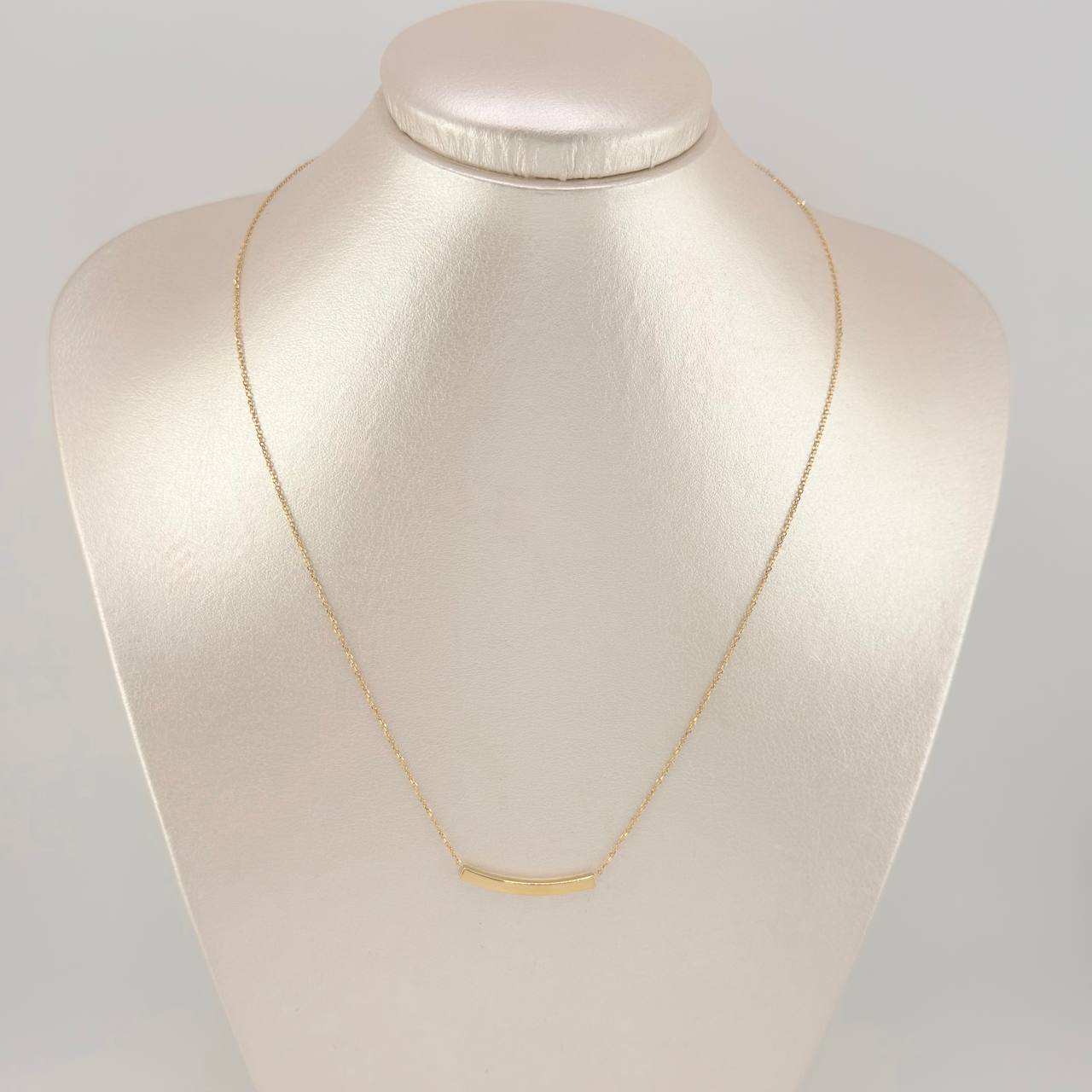Cadena Aro Seguido Cilindro 1.7 g / 18 in / 1 mm Oro Amarillo 18K