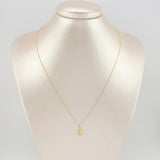 Set Cadena Aro Seguido + Dije Virgen De Guadalupe / 1 g / 17 3/4 in Oro Amarillo 18K