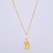 Set Cadena Aro Seguido + Dije Virgen De La Milagrosa / 1.05 g / 17 3/4 in Oro Amarillo 18K