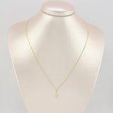 Classic Link Chain Set + Cross Pendant / 0.95 g / 17 3/4 in 18K Yellow Gold