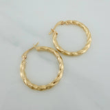 Candongas Lupe 1.7gr / 1 in / Oro Amarillo 18K &