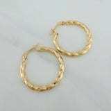 Candongas Lupe 1.95 g / 3/4 in Oro Amarillo 18K