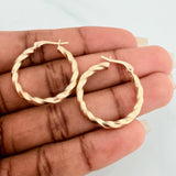 Candongas Lupe 1.9gr / 1 in / Oro Amarillo 18K $