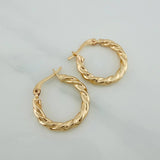 Candongas Angi 1.85gr / 1 in / Oro Amarillo 18K $