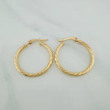 Candongas Sami 1.45gr / 1 in / Oro Amarillo 18K &