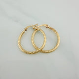 Candongas Sami 1.45gr / 1 in / Oro Amarillo 18K &