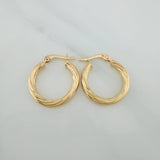 Candongas Mary 1.5gr / 3/4 in / Oro Amarillo 18K $