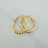 Candongas Mary 1.5gr / 3/4 in / Oro Amarillo 18K $