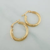 Candongas Mary 1.5gr / 3/4 in / Oro Amarillo 18K $