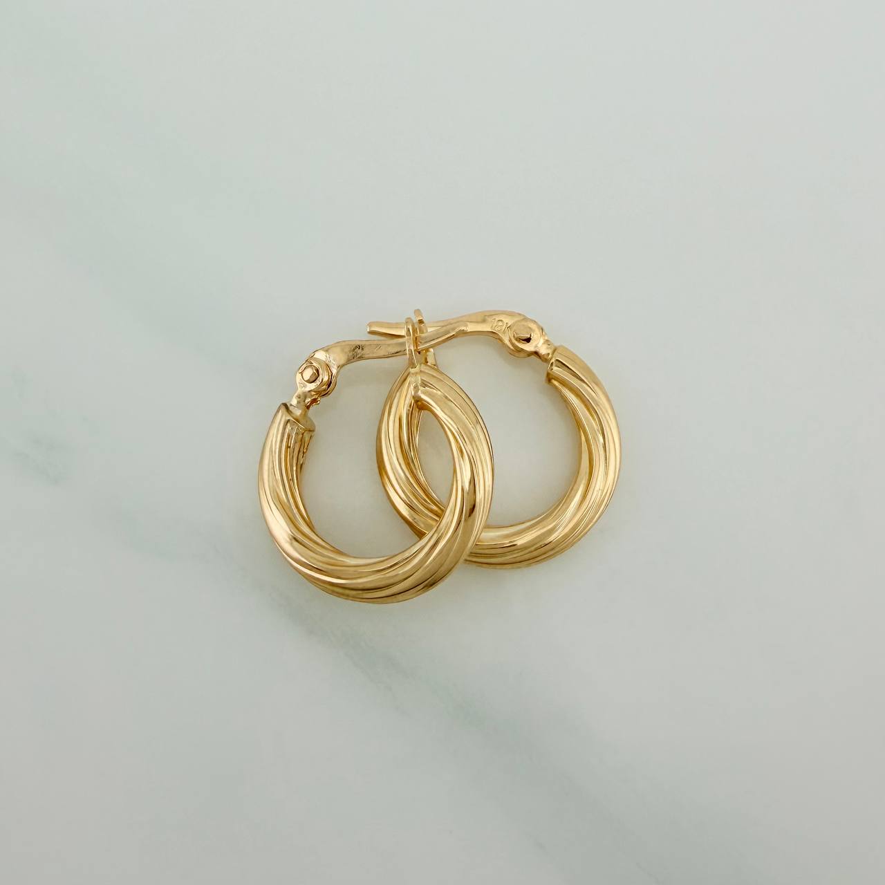 Candongas Mary 1.25gr / 3/4 in / Oro Amarillo 18K $