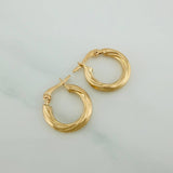 Candongas Mary 1.25gr / 3/4 in / Oro Amarillo 18K $