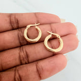 Candongas Mary 1.25gr / 3/4 in / Oro Amarillo 18K $