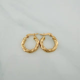 Candongas Mary 1.25gr / 3/4 in / Oro Amarillo 18K $