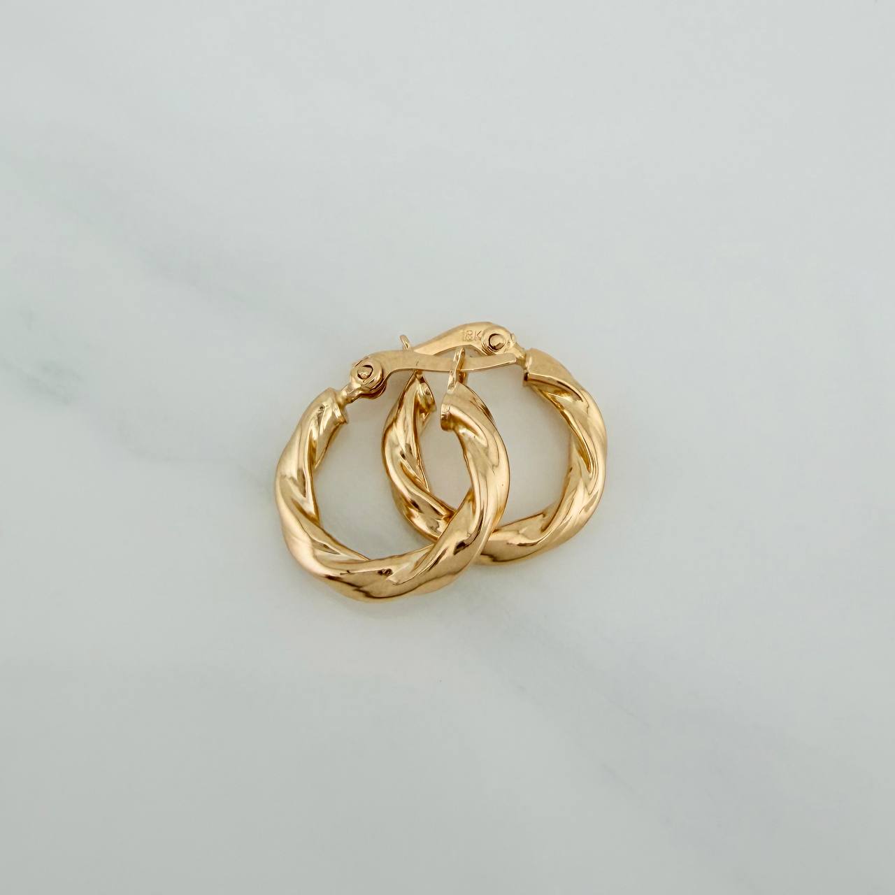 Candongas Mary 1.25gr / 3/4 in / Oro Amarillo 18K $