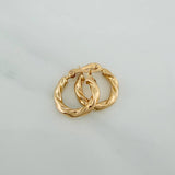 Candongas Mary 1.25gr / 3/4 in / Oro Amarillo 18K $