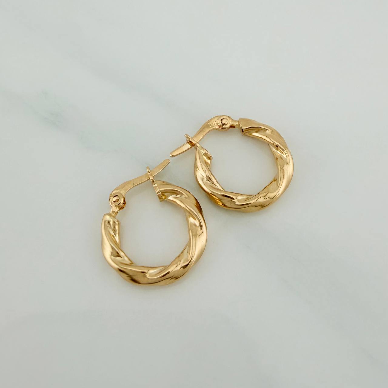 Candongas Mary 1.25gr / 3/4 in / Oro Amarillo 18K $