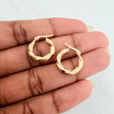 Candongas Mary 1.25gr / 3/4 in / Oro Amarillo 18K $