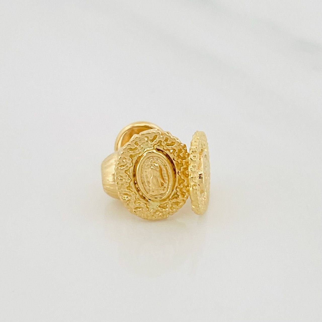 Topos Virgen Guadalupe 1.25 g / in / 7.4 mm Oro Amarillo 18K
