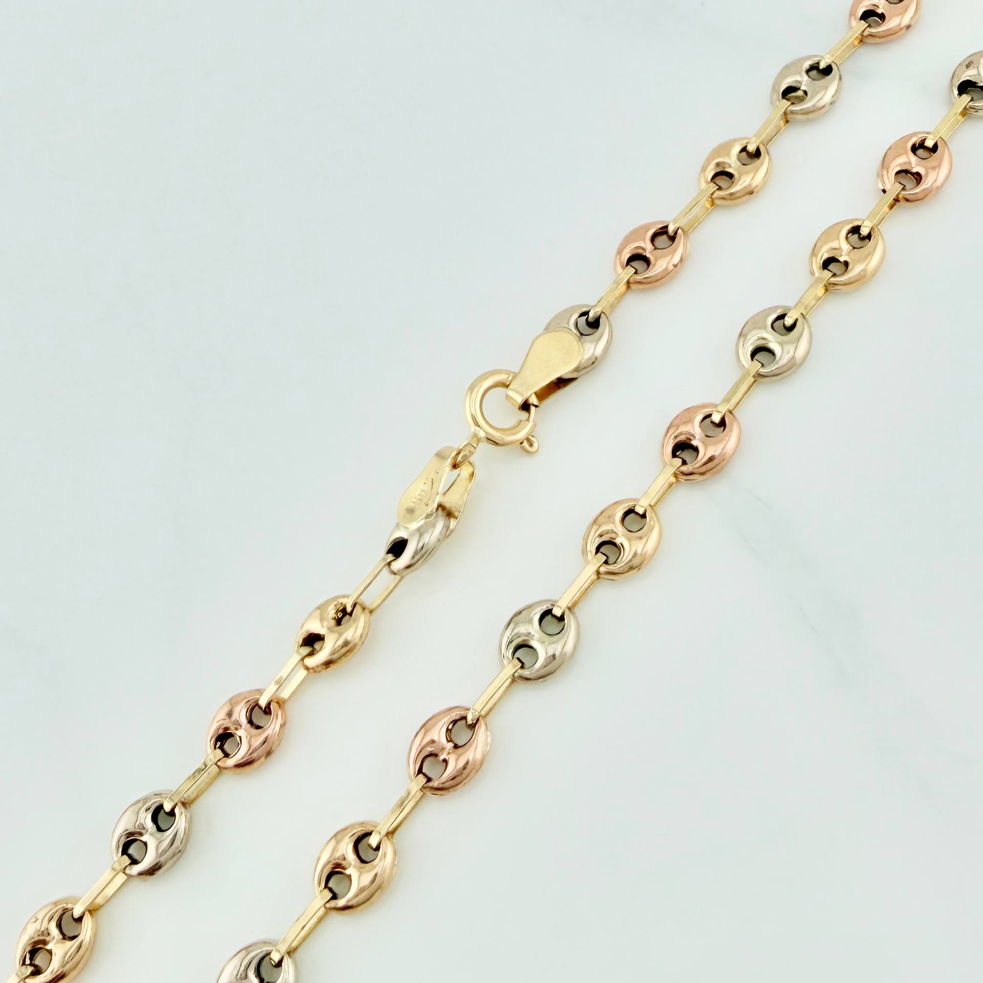 Cadena Gc 6.7 g / 20 in / 4 mm Tres Oros 18K