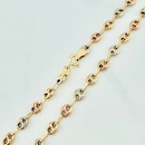 Cadena Gc 6.7 g / 20 in / 4 mm Tres Oros 18K