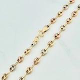 Cadena Gc 9.35 g / 24 in / 4.7 mm Tres Oros 18K