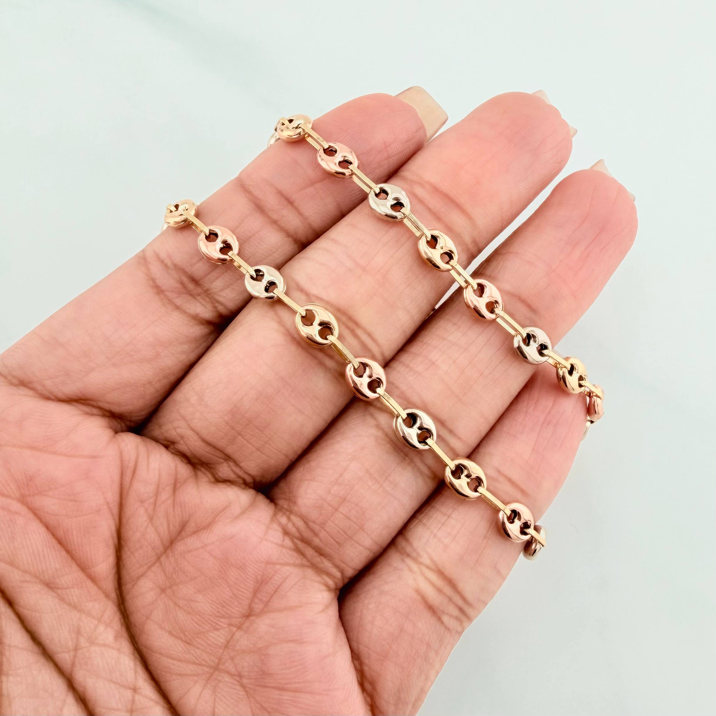 Chain Gc 8.95 g / 24 in / 4.8 mm Three Golds 18K