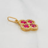 Dije Trebol 1.7 g / 1 in Oro Amarillo 18K
