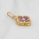 Dije Trebol 2.8 g / 1 in Oro Amarillo 18K