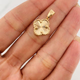 Clover Pendant 3.1 g / 3/4 in 18K Yellow Gold