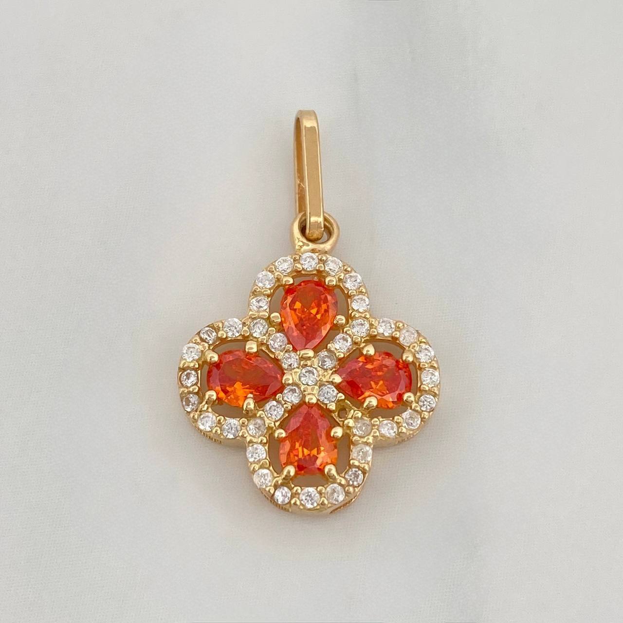 Dije Trebol 1.7 g / 1 in Oro Amarillo 18K