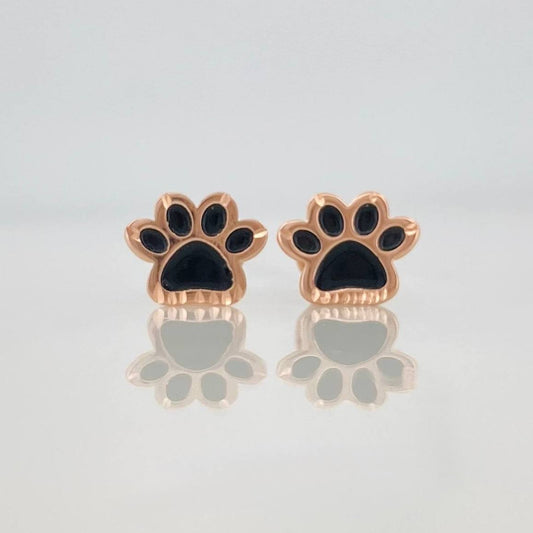 Stud Earrings Huellas 0.8 g / in / 8.42 mm Rose Gold 18K