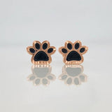 Stud Earrings Huellas 0.8 g / in / 8.42 mm Rose Gold 18K