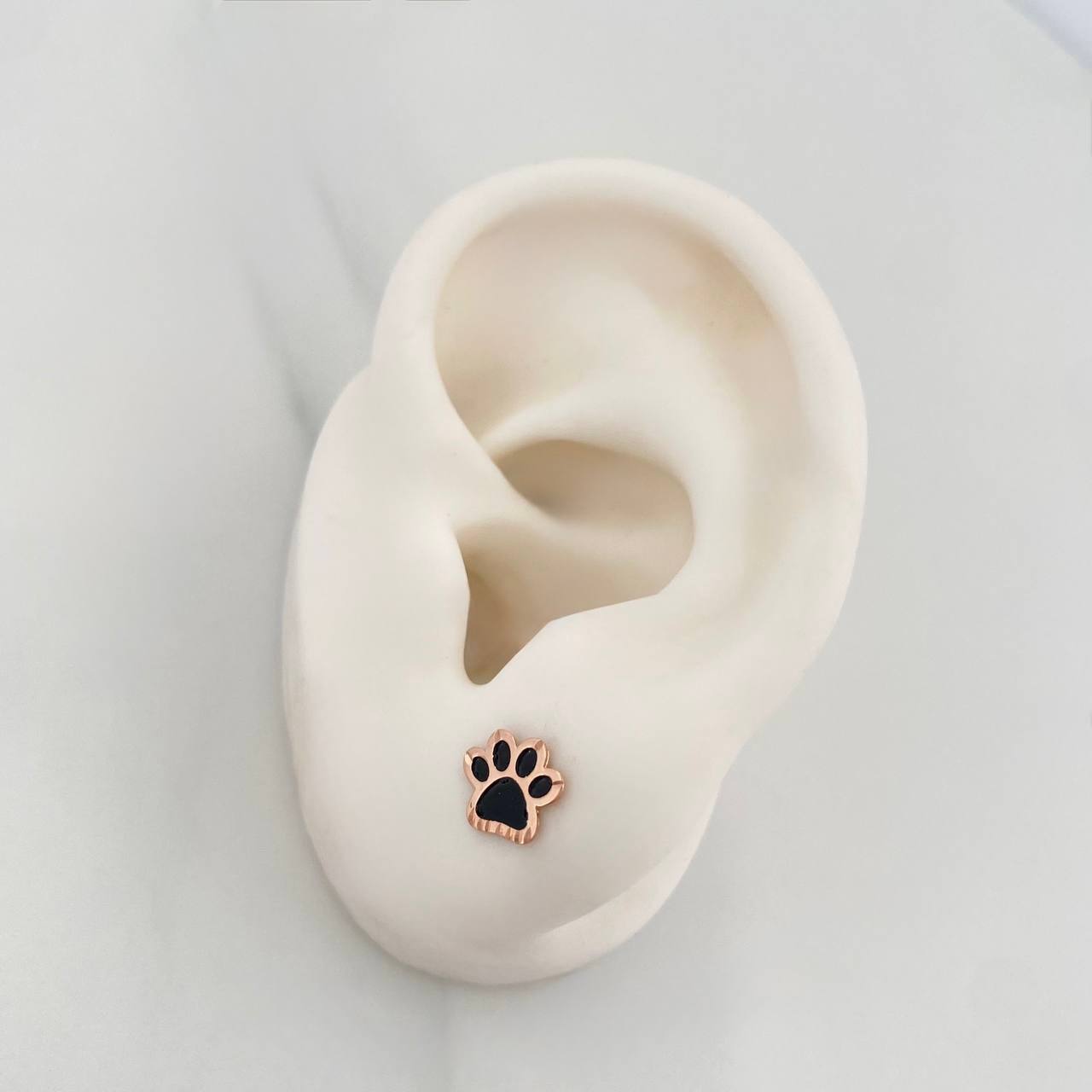 Stud Earrings Huellas 0.8 g / in / 8.42 mm Rose Gold 18K