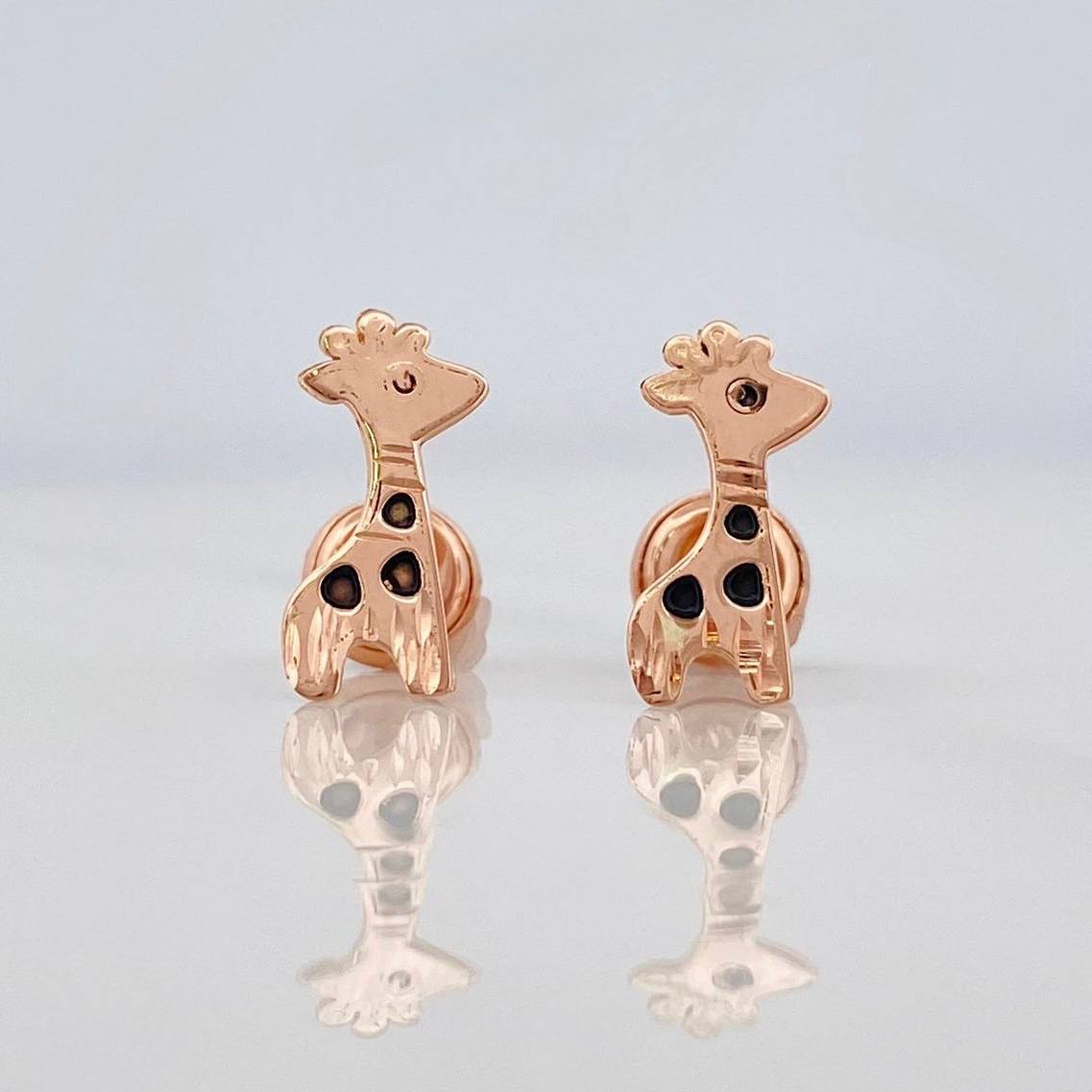 Topos Jirafas 0.8 g / in / 5.35 mm Oro Rosa 18K