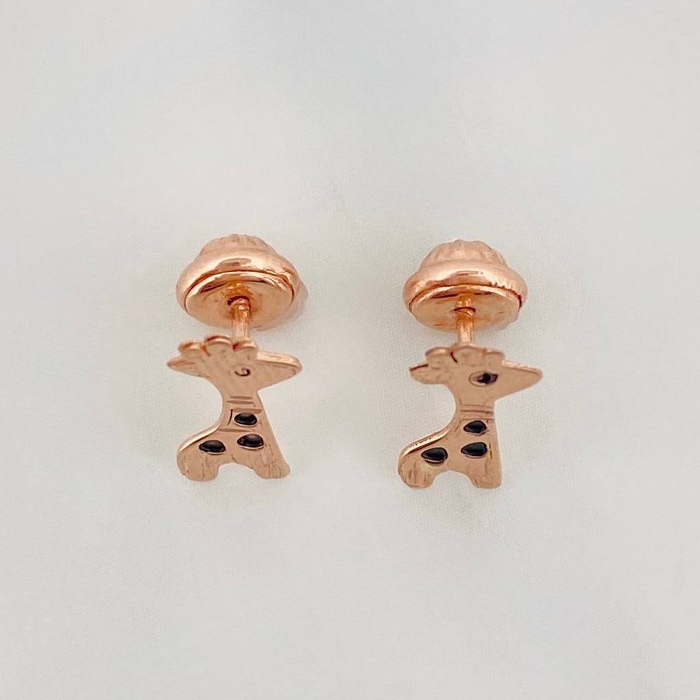 Topos Jirafas 0.8 g / in / 5.35 mm Oro Rosa 18K