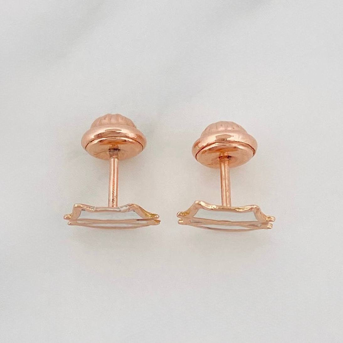 Topos Gatos 0.75 g / in / 7.95 mm Oro Rosa 18K